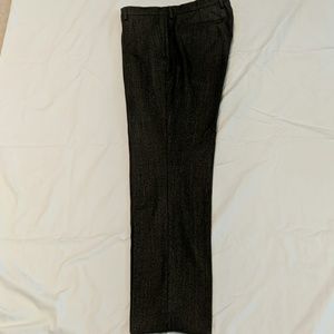 100% wool charcoal dress slacks